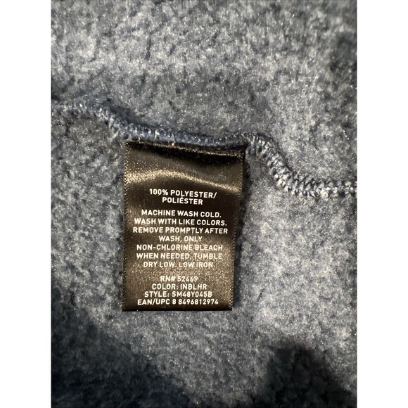 Swiss Tech Jacket Men 2XL Blue Pullover Fleece Mock Neck Full Zip LS Sweater - Picture 10 of 12